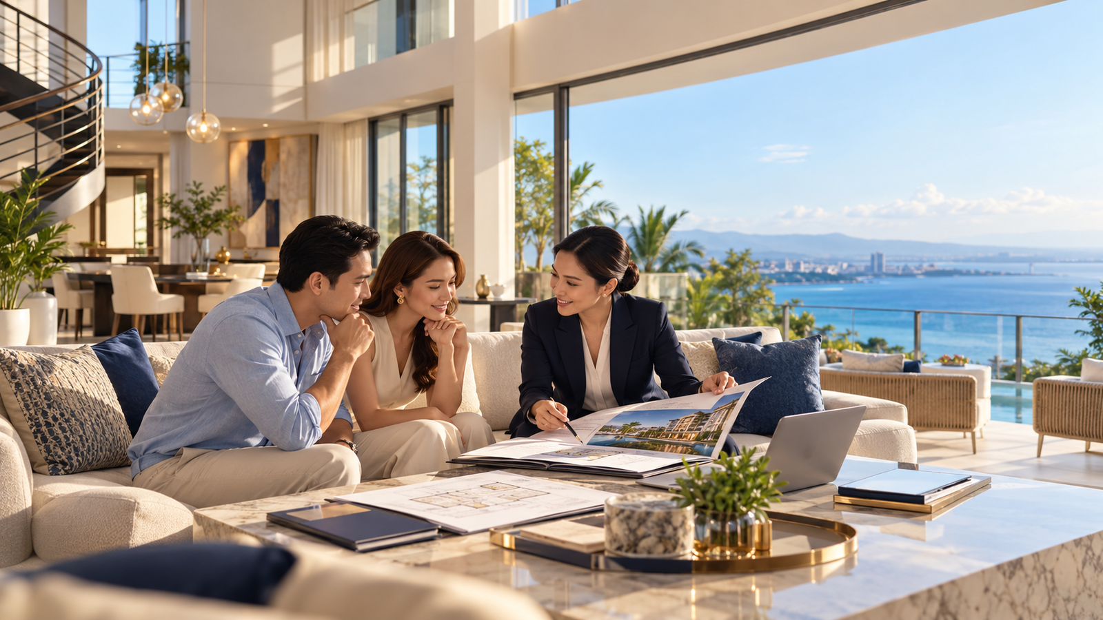Illustrated Cebu property buyer consultation