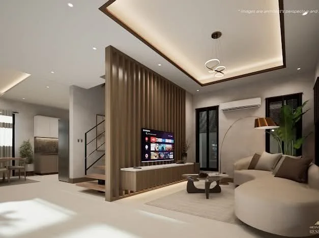 Arcenas Highland Residences living room perspective