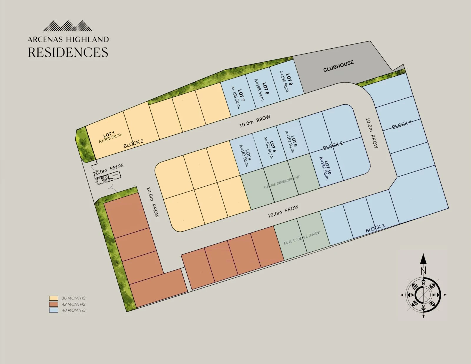 Arcenas Highland Residences site development plan