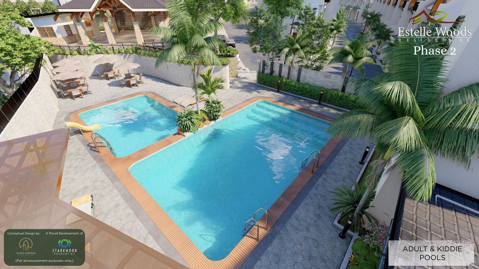 Swimming pools aerial · developer artist perspective