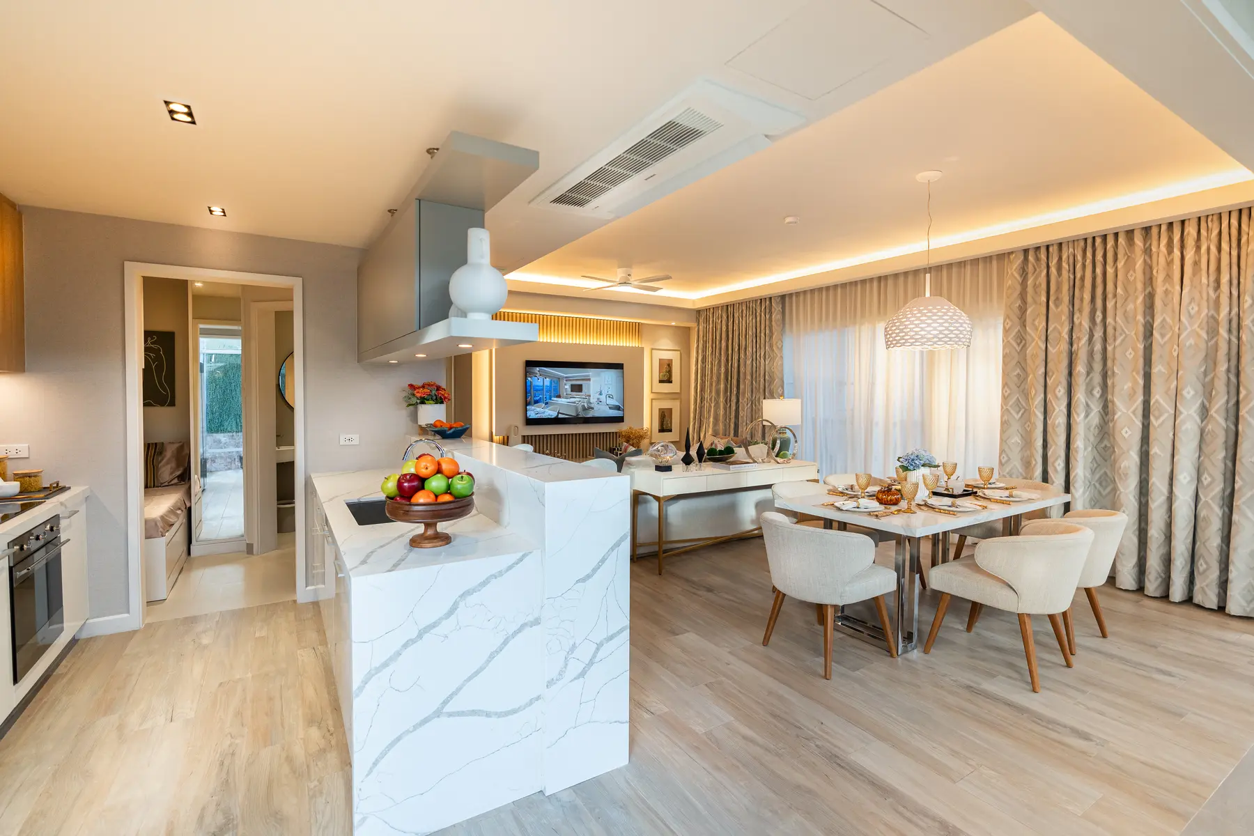 Lincoln two-bedroom model residence interior 9
