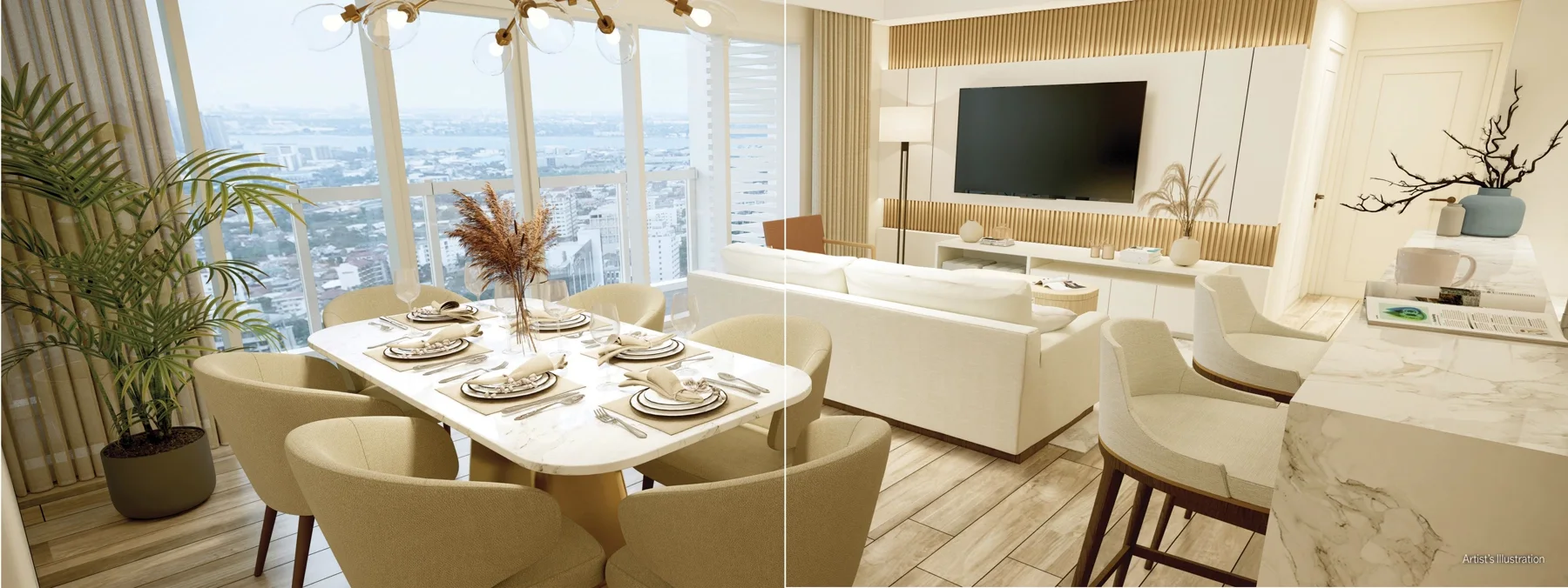3 Bedroom floor plan at Lincoln at IPI Center