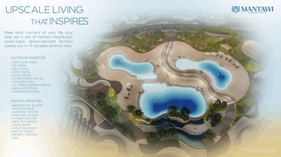 Mantawi Residences amenities reference sheet
