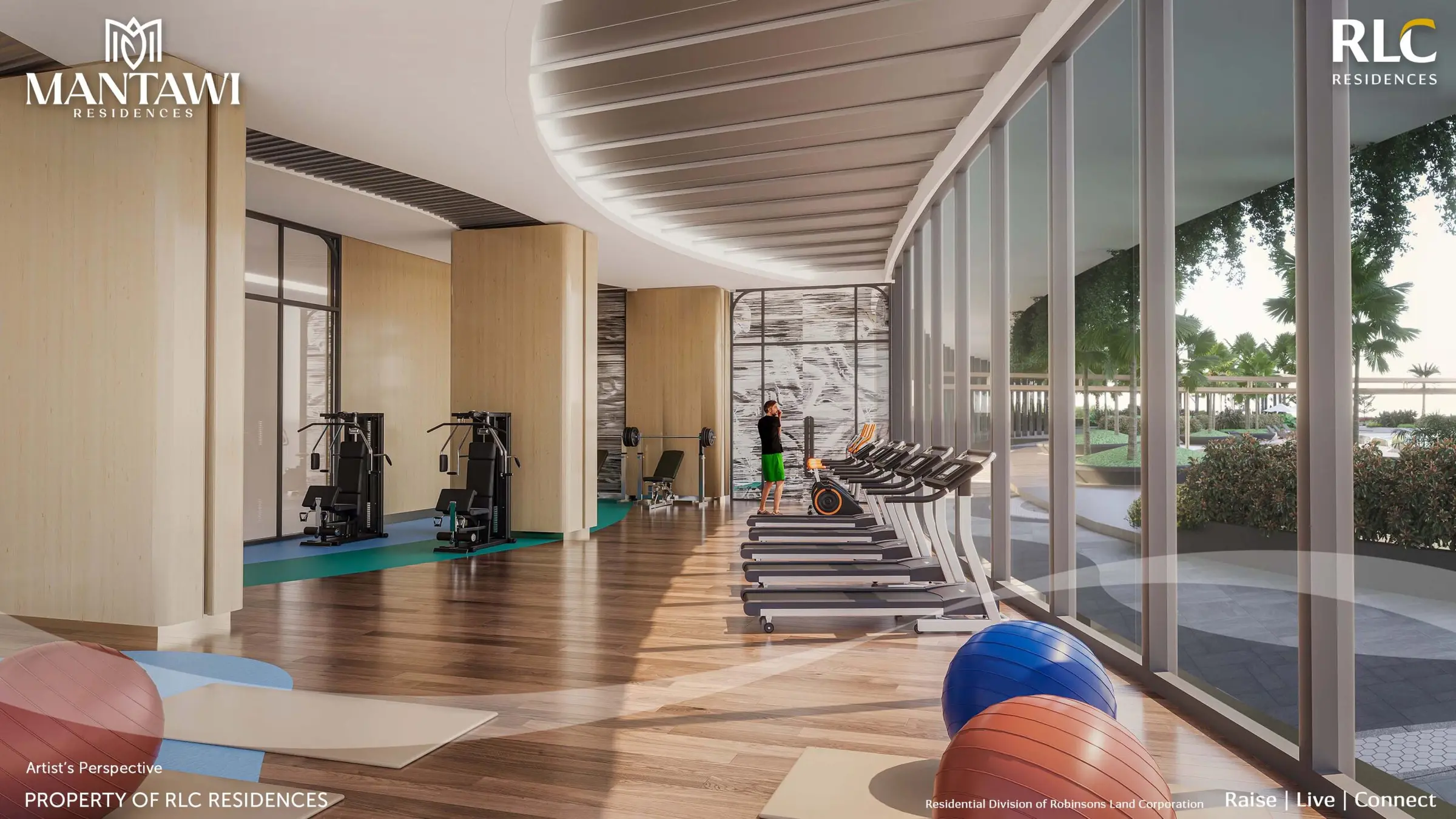 Mantawi Residences Fitness Gym architect perspective