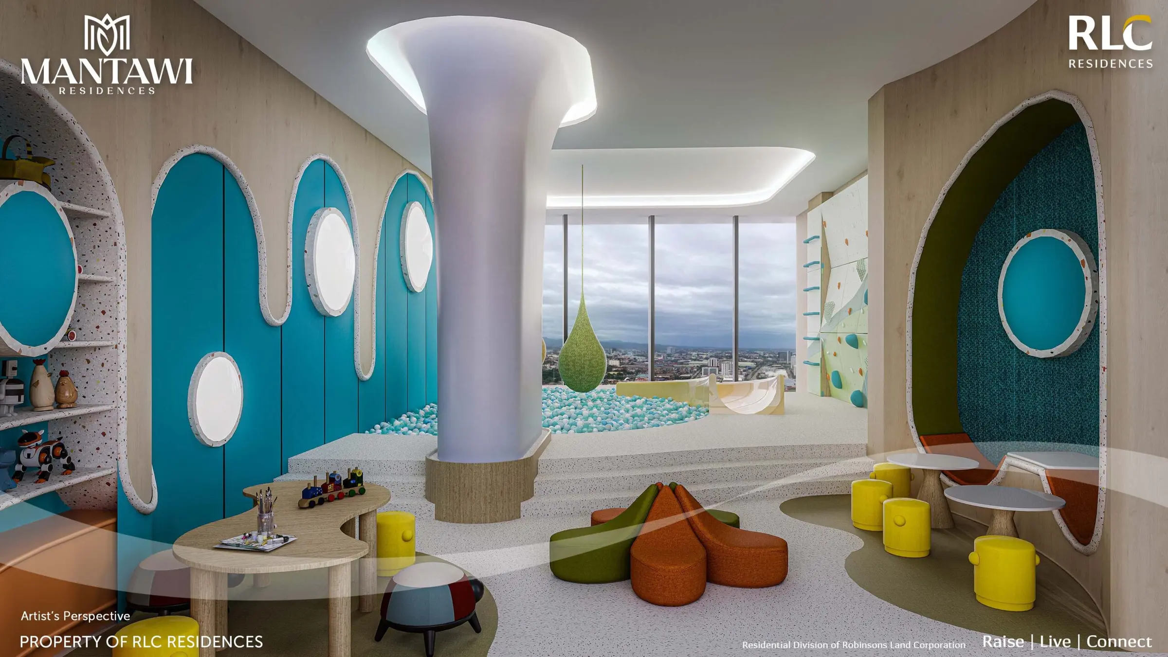 Mantawi Residences Kids Play Area architect perspective