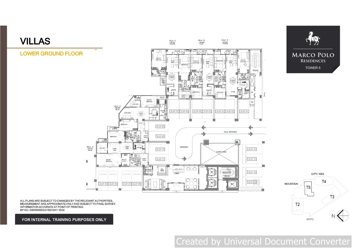 Villas · Lower Ground Floor