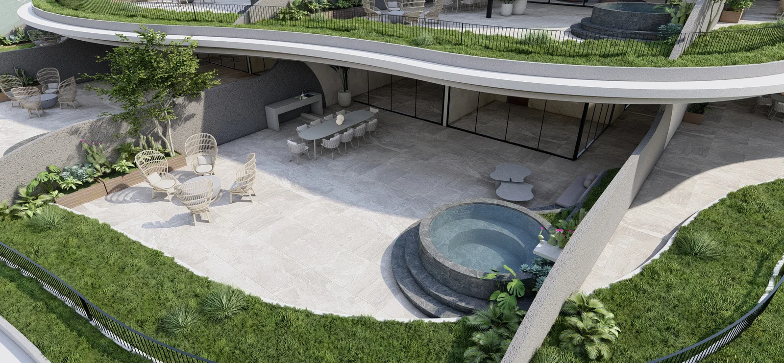 3-Bedroom Villa at The Rise at Monterrazas — exterior perspective