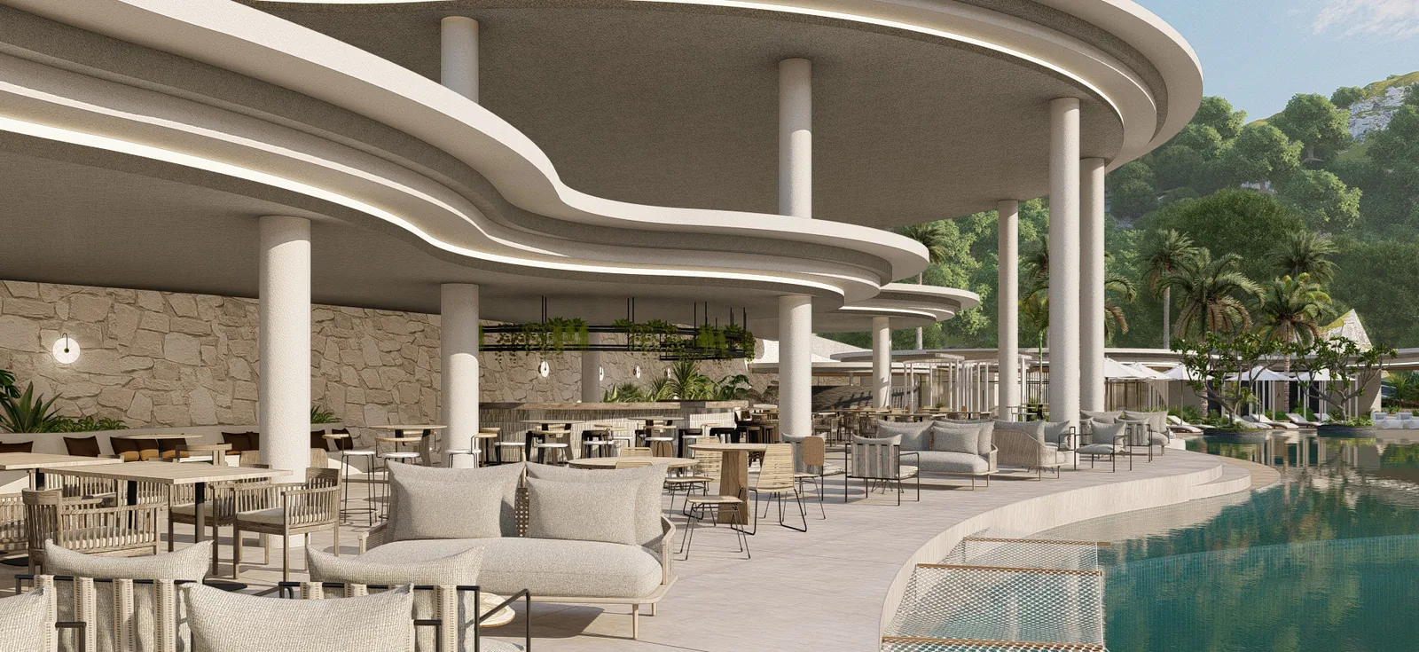 The Rise at Monterrazas — Outdoor lounge