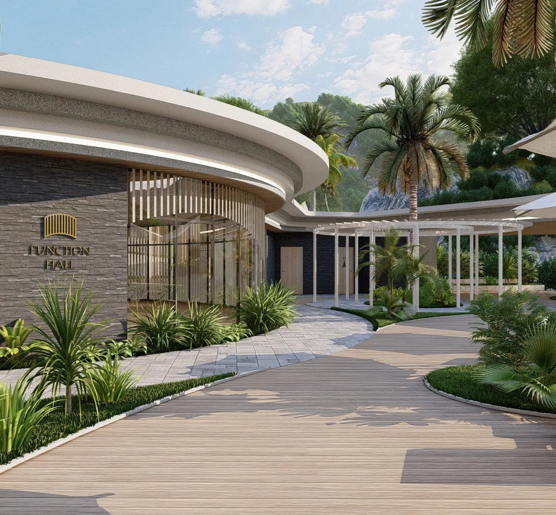 The Rise at Monterrazas — Landscaped walkways