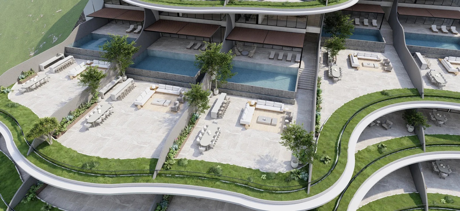 Bi-Level Pool Villa at The Rise at Monterrazas — exterior perspective