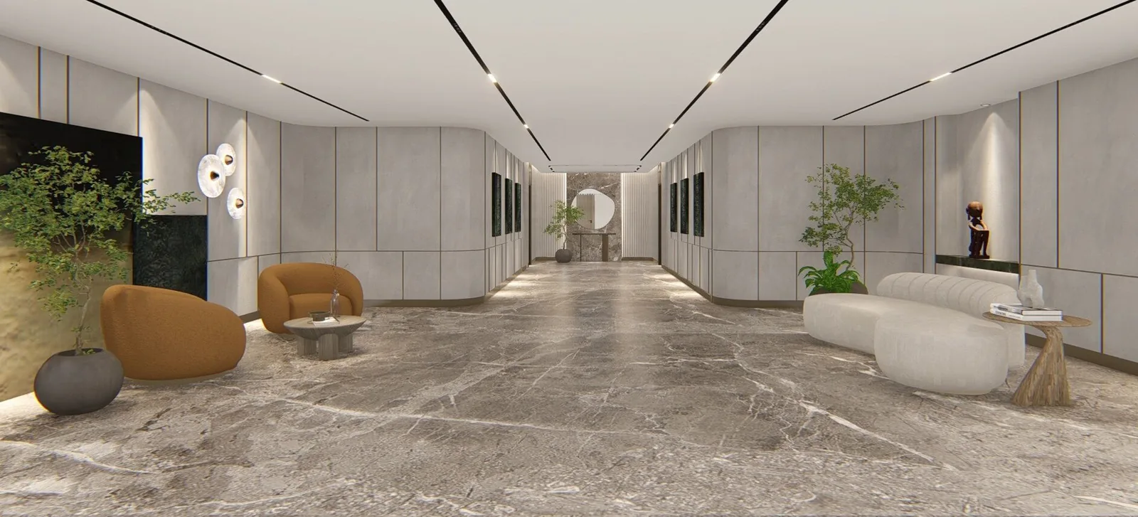 The Rise at Monterrazas — Hallway lounge, 5th floor