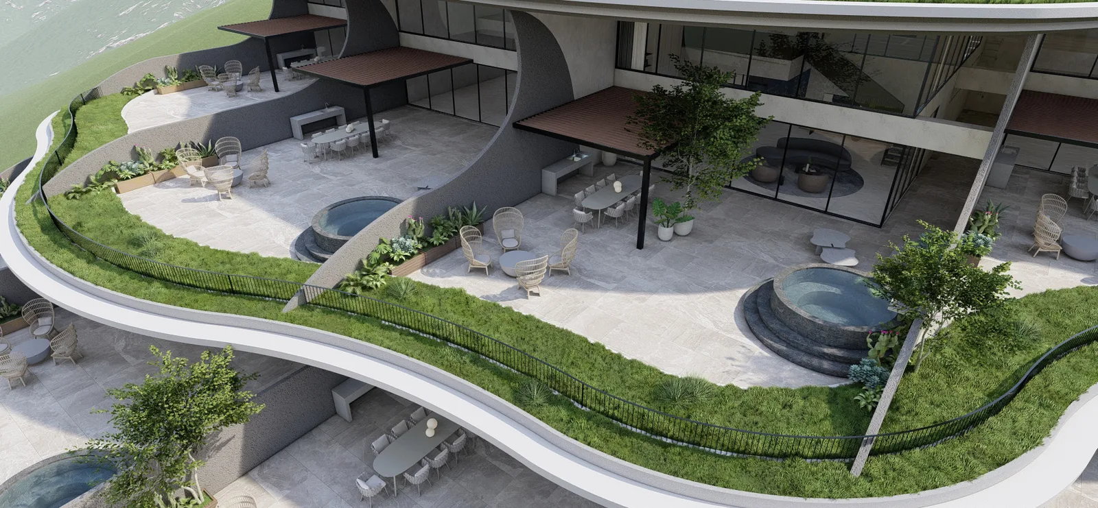 Loft Villa at The Rise at Monterrazas — exterior perspective