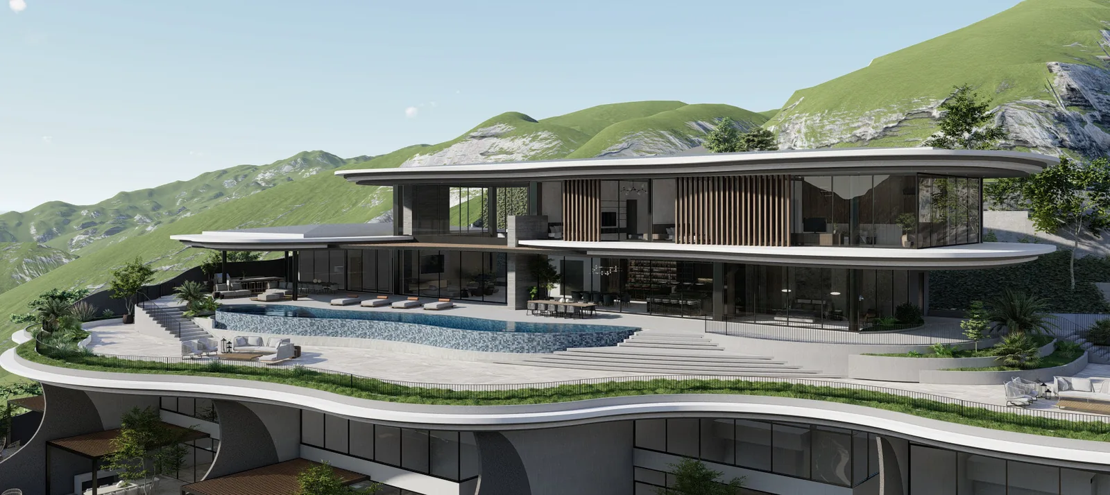 Panorama Penthouse at The Rise at Monterrazas — exterior perspective