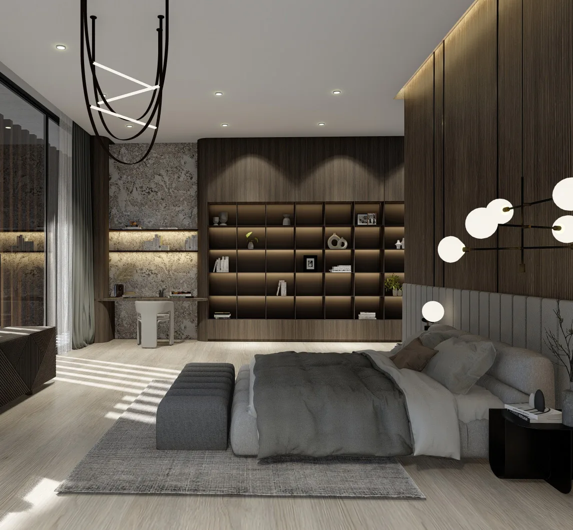 Panorama Penthouse at The Rise at Monterrazas — Master's bedroom